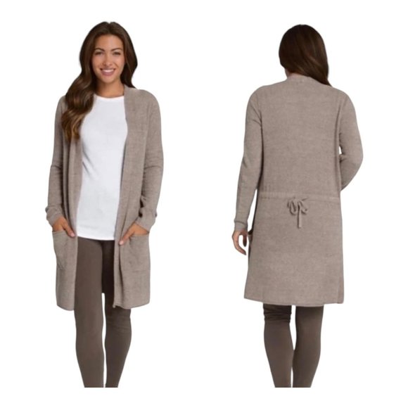 Barefoot Dreams Sweaters - Barefoot Dreams Cozychic Ultra Lite Small Santa Monica Heathered Driftwood Car…